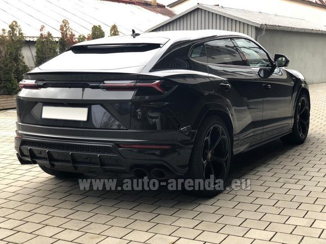 Rent Lamborghini Urus Black in Ludwigsvorstadt-Isarvorstadt | Auto-Arenda