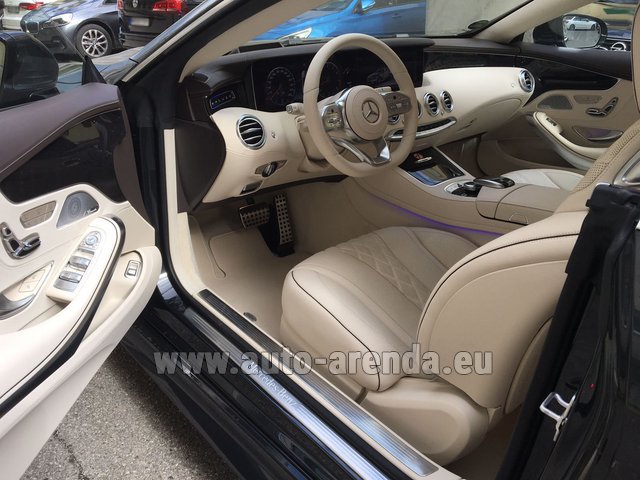 Rental Mercedes-Benz S-Class S 560 4MATIC Coupe in Tegernsee