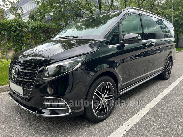 Rental Mercedes-Benz V-Class (Viano) V300d Long AMG Equipment (Model 2024, 1+7 pax, Panoramic roof, Automatic doors) in München Bayern