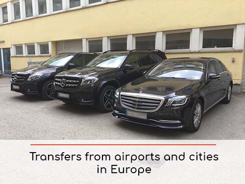 Transfers from airports and cities in München Bayern and Europe | Car rental with driver