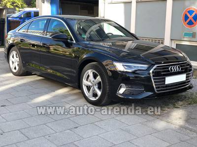 Audi A6 45 TDI Quattro car for transfers from airports and cities in Germany and Europe.